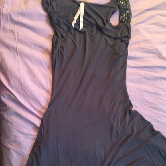 EUC Bailey 44 brown/grey midi dress size L - Picture 4 of 8